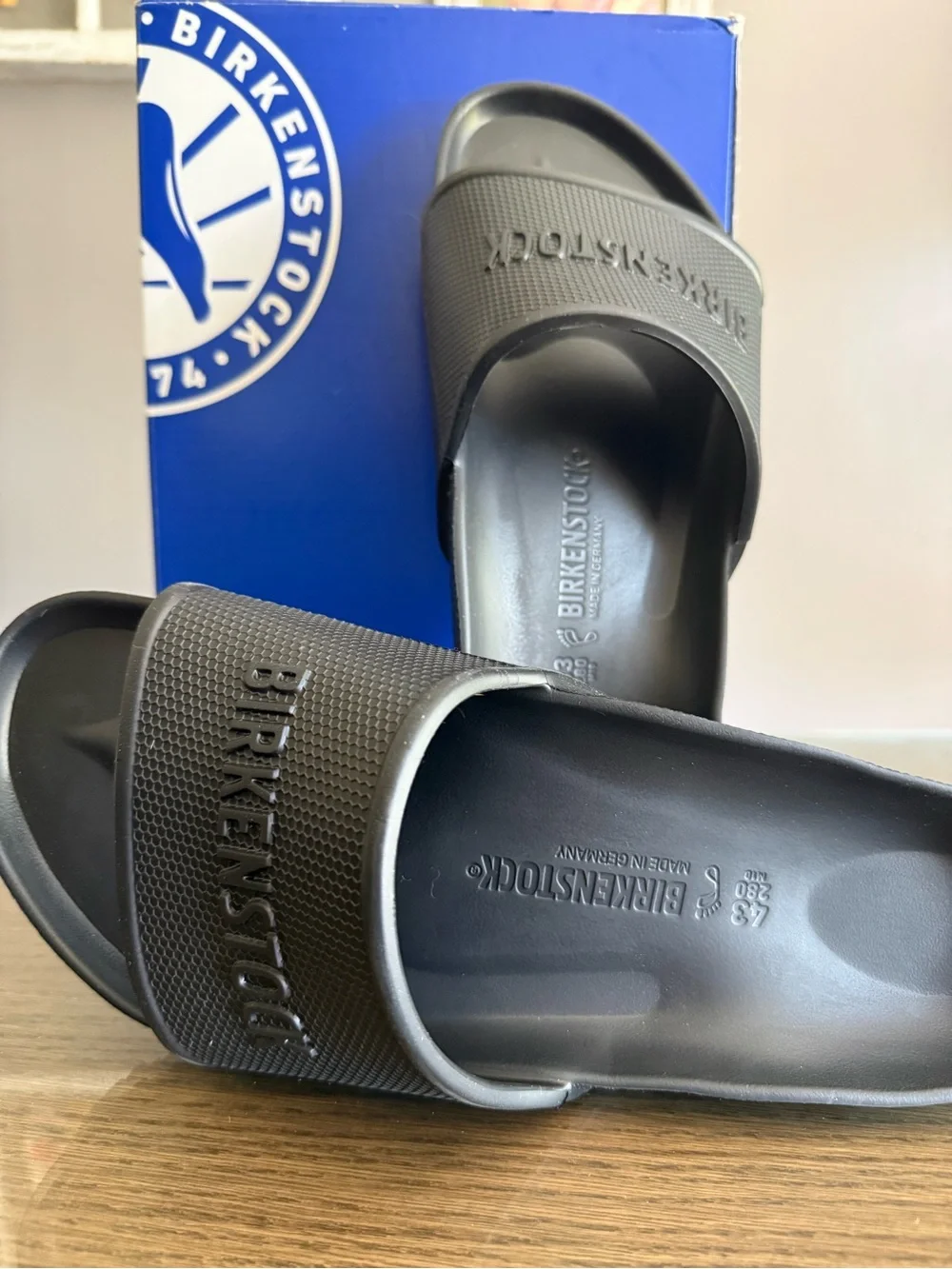 Birkenstock Men’s Black EVA Slide Sandals size us 10